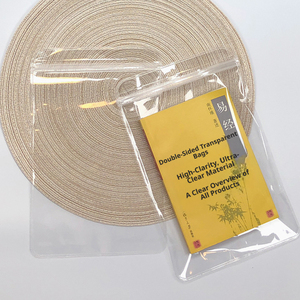 Transparente <span class=keywords><strong>PVC</strong></span>/PE Reißverschlussbeutel mit Aufhängeloch Wiederverschließbare Kunststoff-Verpackungsbeutel - Product Image 2