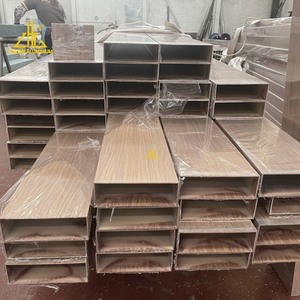 Esterno utilizzando <span class=keywords><strong>Aksu</strong></span> Fluorocarbon venatura del legno profilo in alluminio profilo in alluminio finitura legno per l'australia - Product Image 3