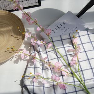 Decoración artificial para <span class=keywords><strong>el</strong></span> hogar, flor colgante, simulación, sakura, danza, orquídea, planta - Product Image 6