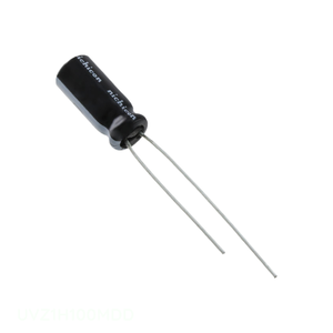 Manufacturer Channel CAP ALUM 10UF 20% 50V RADIAL TH Through Hole 10 uF UVZ1H100MDD Capacitor - Product Image 1