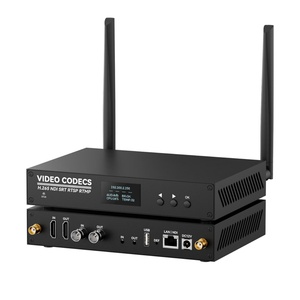ตัวเข้ารหัสและถอดรหัสวิดีโอ 3G-SDI/ I 1080P60 4K รองรับ SRT NDI H.264/H.265/MJPEG Codecs เสียง AAC/MP3 สำหรับการถ่ายทอดสด - Product Image 1