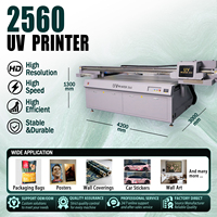 Printer UV untuk Mural dan Grafik Iklan Dinding HDX2560 dengan Gantry Bergerak Otomatis dan Sistem Pengecatan Warna Cerdas 8D
