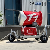Machine à neige OEM personnalisée, canon à neige à haute atomisation pour projets skist internationaux, construction de stations de ski, achat de parcs de neige