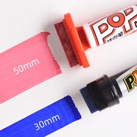Marqueurs publicitaires colorés Genvana Jumbo POP, pointe de 50 mm, marqueurs permanents rechargeables pour affiches publicitaires, fournitures artistiques