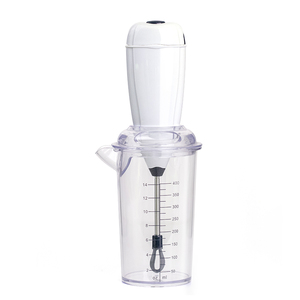 Electric Milk Frother Handheld <b>Coffee</b> Foam <b>Maker</b> With Measuring Cup <b>Portable</b> Egg Beater Mixer For Latte Cappuccino - Product Image 1
