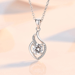 Geometric Pendant Necklace for Women Long Sweater Chain Elegant Fashion Jewelry - Product Image 2
