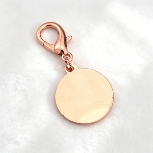 <b>Star</b> Metal Keychain Zinc Alloy Vintage Embossing Printing Time Waits For No Man Custom Pet Tag - Product Image 2