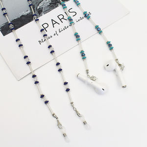 सूर्य के चश्मे के नेकलेस नेकलेस के लिए बेड चेन चेन, एंटी खोए हुए स्ट्रैप ईयरबड - Product Image 1