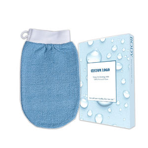 Rts 100% Viscose Marokko Body Scrub Kessa Mitt Handschoen Exfoliëren Bad Exfoliërende Handschoenen - Product Image 4