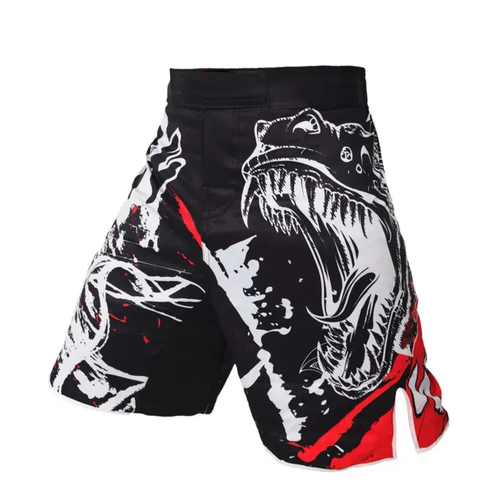 Custom Gesublimeerd Heren Mma Shorts Quick Dry Board Shorts Mma Fight Korte Groothandel