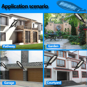 ขายร้อนกลางแจ้งกันน้ำ LED สำหรับโคมไฟติดผนังสวนปรับมุมได้พลังงานแสงอาทิตย์ในตัว 10000mAH 168LED ไฟถนน FX-SOSG013 - Product Image 5