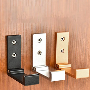 Folding Wall-Mounted <b>Hooks</b> for Clothes <b>Coat</b> Hat Bags Towel Hangers-Aluminum Alloy Rustproof Eco-Friendly Flexible <b>Single</b> <b>Hook</b> - Product Image 5