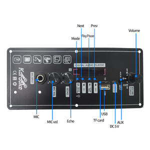 E5カーパワーアンプボードスクエアダンスオーディオスピーカー充電式3.7Vリチウム電池タイプ製品レシーバーアンプ - Product Image 6