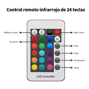 5m Audioritmica RGB LED tubi Multicolor Tira con BT USB App per Gamer pz