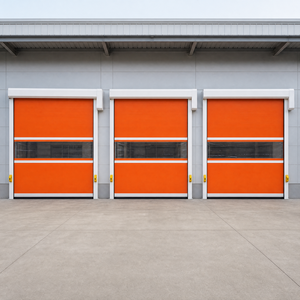 <span class=keywords><strong>Porte</strong></span> à enroulement rapide <span class=keywords><strong>motorisée</strong></span> en PVC à action rapide, <span class=keywords><strong>porte</strong></span> à enroulement rapide industrielle à grande vitesse pour atelier, <span class=keywords><strong>garage</strong></span> - Product Image 4