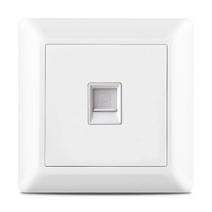 Leishen CE prise RJ45 Ethernet Cat6 prise murale <span class=keywords><strong>plaque</strong></span> frontale à port unique <span class=keywords><strong>plaque</strong></span> murale plate pour câble réseau CAT6/CAT5E/CAT5 dard - Product Image 2