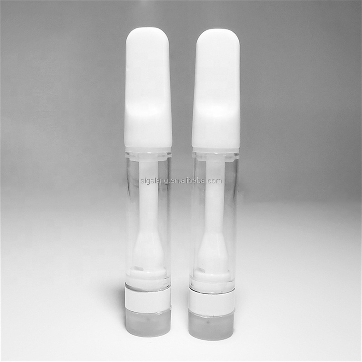 Wholesale 510 Glass Empty Cart 0.5ml 1ml Capacity Jar Ceramic Vape Cbd Oil Bulk Pen Wax Cartridge