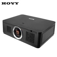 Proyektor Multimedia Profesional HOVY 2K/4K Holografik 7D 10000 Lumen 3LCD Laser dengan Speaker Terintegrasi Garansi 2 Tahun untuk Luar Ruangan