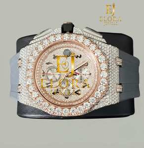 Montre Homme Moissanite Diamant Argentée Luxe Hip Hop Iced Out Tendance Moderne Meilleure Vente Disponible à l'Achat - Product Image 6