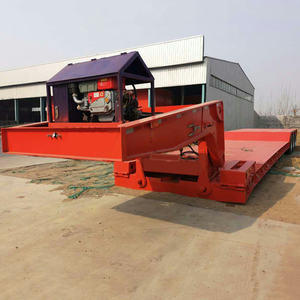 <span class=keywords><strong>Semirremolque</strong></span> <span class=keywords><strong>de</strong></span> plataforma baja <span class=keywords><strong>de</strong></span> 3 ejes y 60 toneladas con <span class=keywords><strong>cuello</strong></span> <span class=keywords><strong>de</strong></span> <span class=keywords><strong>cisne</strong></span> hidráulico para trabajo pesado - Product Image 2