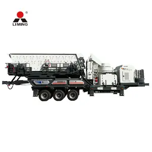 Complete Plant High Efficiency 50 Tons Mobile Stone Crusher Plant System