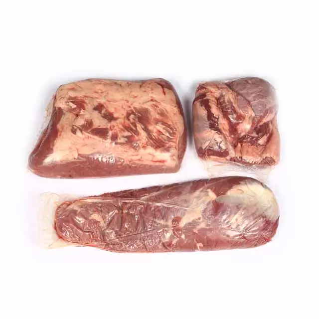 Coextrudierter PVDC/PE Straight Seal Sauerstoff barriere Schrumpf verpackungs beutel Transparent Pigmentiert für gefrorenes/frisches Fleisch Rindfleisch