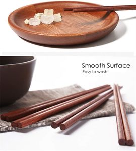 Hot Red Gỗ Đàn hương Beechwood Đũa Nhật Bản Bằng Gỗ Tre Hộ Gia Đình Nhà Hàng Đũa Gỗ - Product Image 4