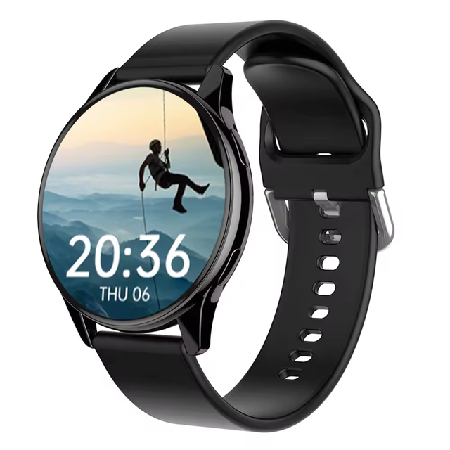 2024  Round Touch 1.28Inch Smartwatch for Men Women Sport Fitness Tracker Bracelet Heart Rate BT Calls Reloj Smart Watch T2 Pro