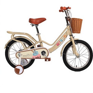 MTBGO Bicicleta para Niñas y Niños de 12 y 16 Pulgadas, Cuadro de Acero de Alto Carbono, Frenos, Bicicleta Infantil para Niñas - Product Image 1