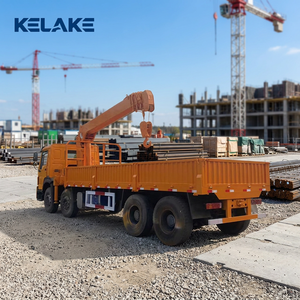 Camion de fret Sinotruk Howo à transmission intégrale 8*4 avec grue à flèche de 12 tonnes à 4 sections - Product Image 1