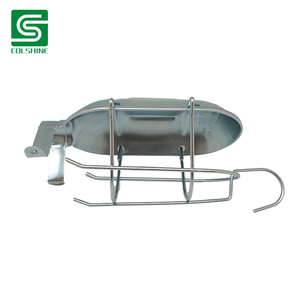 Vintage Wire Hand Lamp <strong>Cage</strong> Pendant <strong>Light</strong> <strong>Shade</strong> in Gun Metal - Product Image 5