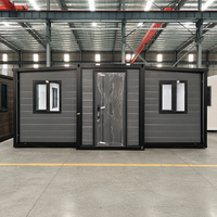 Bâtiment de bureau préfabriqué extensible en conteneur - Espace de vie en acier léger de 20 pieds et 40 pieds