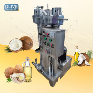 Ligne de production automatique d'huile de coco neuve, huile de coco extra vierge pressée à froid, acier inoxydable, haute productivité, extracteur d'huile de coco - Product Image 1