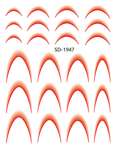 11 couleurs minces ongles français dégradé autocollants 3d autocollants pour ongles - Product Image 5