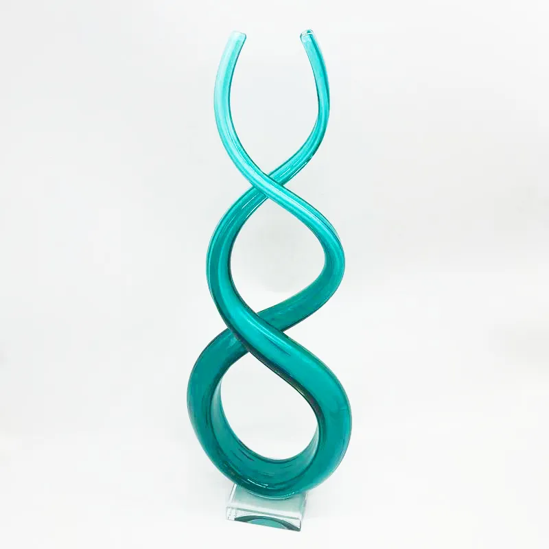 Hand Made Abstract Art Glass Sculpture Home Decoration Accessories Modern Luxury Interior