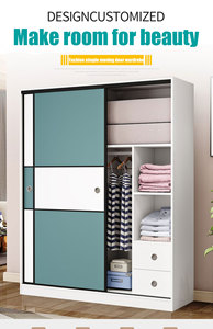 Factory Price Bedroom <strong>Wall</strong> Wardrobe <strong>Cabinet</strong> Designs Multi-use Portable Clothes Wardrobe - Product Image 6