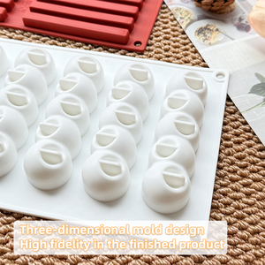 แม่พิมพ์<span class=keywords><strong>เค้ก</strong></span>ซิลิโคนทรงยาวโค้งมน 6 ช่อง สำหรับ<span class=keywords><strong>ทำ</strong></span>มูสฝรั่งเศส ขนมอีสเตอร์ ขนมเยลลี่  แบบแพ็คแน่น - Product Image 3