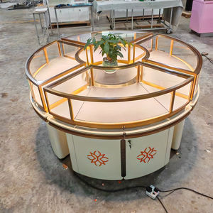 Vitrines à bijoux rondes personnalisées armoire boîte vitrine en verre <span class=keywords><strong>comptoir</strong></span> pour centres commerciaux - Product Image 2