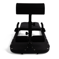 Machine à Squats Sissy Pliable avec Cadre en Acier et Coussin Réglable pour Entraînement des Fessiers et des Jambes à Domicile
