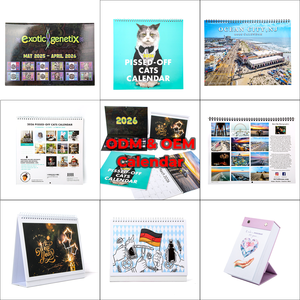 In magazzino 2024 calendario da tavolo mensile Planner Design personalizzato Logo stampato a strappo calendario da tavolo - Product Image 4