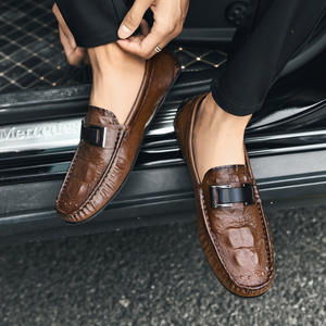 Mens Glossy Leather <b>Oxfords</b> Round Toe Mesh Upper Lace-Up <b>Dress</b> <b>Shoes</b> for Business Formal and Casual Comfortable - Product Image 2