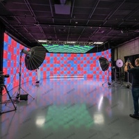 Panel LED Flexible RAYBO P2.97 para Interiores, Pantalla LED de Alta Definición, Video Wall LED Curvo, Pantalla LED Impermeable para Estudios