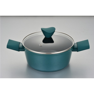 Ensemble de 4 casseroles antiadhésives avec revêtement céramique, en aluminium, avec couvercles en bakélite résistantes à la chaleur, compatibles induction, pour cuisine domestique - Product Image 2