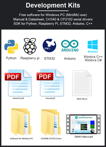 WitMotion WT901C-<strong>RS485</strong> <strong>Modbus</strong> Tilt <strong>Sensor</strong>, 200Hz <strong>3</strong>-axis Acceleration+Gyro+Magnetic,Tilt Angle <strong>Sensor</strong> for Geotechnical Monitoring - Product Image 4