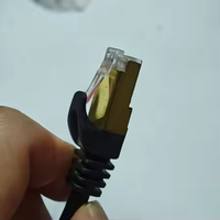 Connecteur RJ45 8P8C DENIXI à prix d'usine, blindage par placage métallique, RJ45 CAT5 CAT6 pour connexion réseau