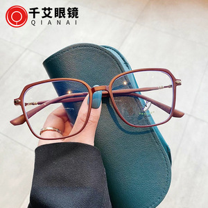 Monture de lunettes carrées pour femmes Qianai R4-20098, monture intégrale, verres PC anti-lumière bleue, lunettes optiques pour usage quotidien - Product Image 5