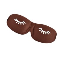 Masque de sommeil 3D personnalisé avec logo amusant pour extensions de cils, masque oculaire profond pour la maison, la nuit, les voyages, cadeau