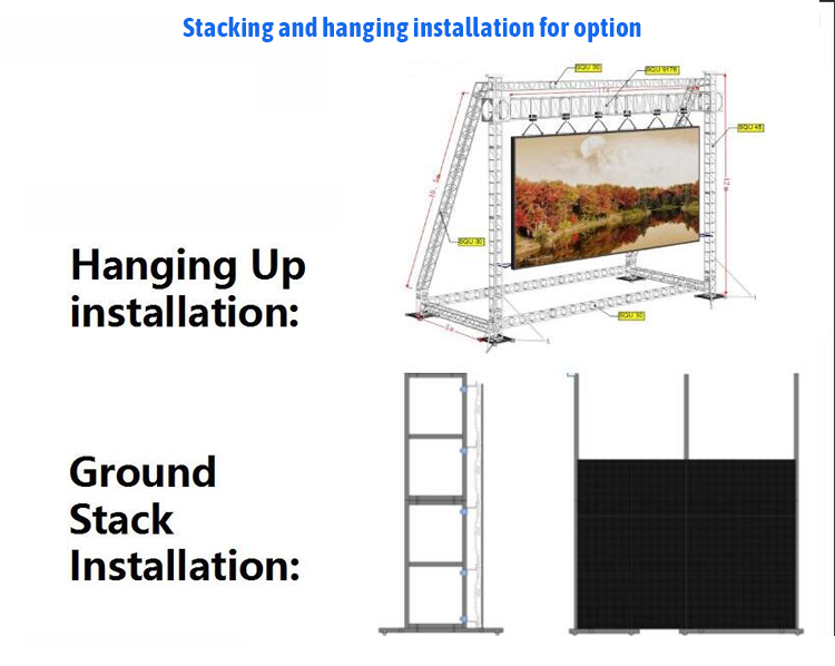 SMD Full Color Indoor LED Display Rental P3.91 LED Screen Module