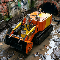 Robot de dragage visuel intelligent, équipement de surveillance en temps réel sous-marin pour l'élimination de la boue du fond des réservoirs