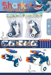 Shark airsoft toy gun <span class=keywords><strong>pistola</strong></span> da tiro sicura per bambini EVA soft bullet gun - Product Image 3